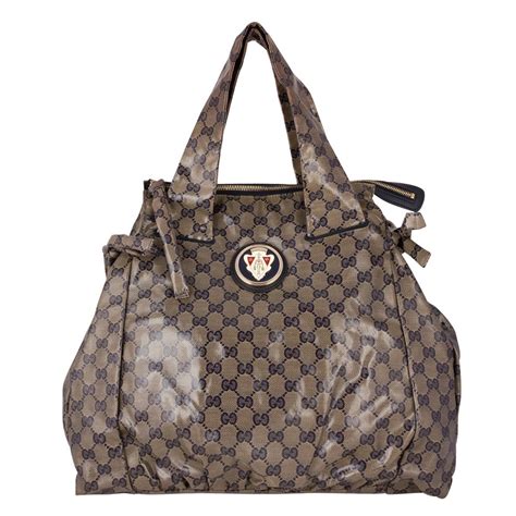 gucci crystal coated bag|Gucci unisex tote.